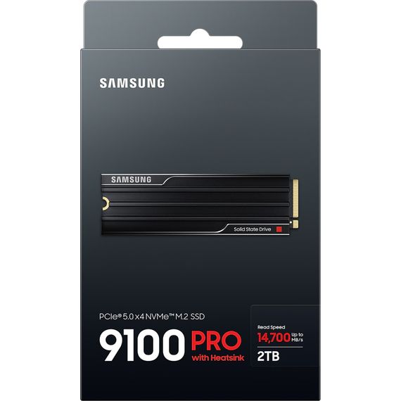 Накопичувач SSD M.2 2280 2TB 9100 PRO Heatsink Samsung (MZ-VAP2T0CW) | Зображення 6