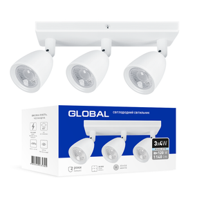 Светильник светодиодный GSL-01S GLOBAL 12W 4100K белый
