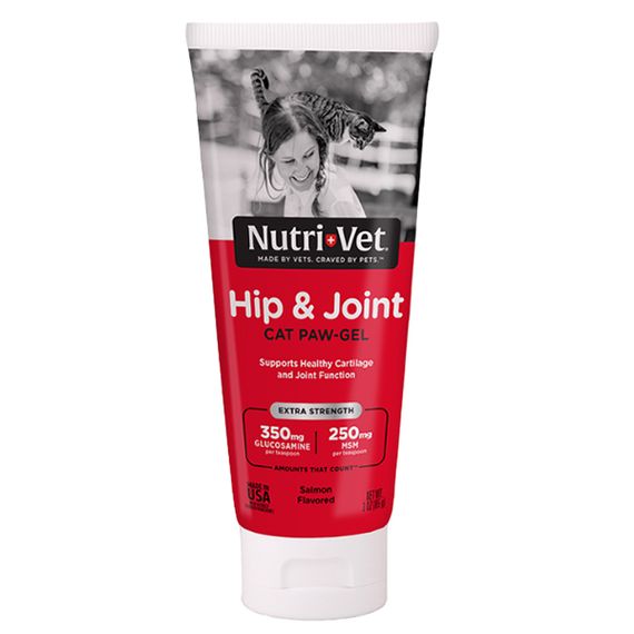 Гель для зміцнення зв'язок та суглобів у котів Nutri-Vet Hip&Joint Paw-Gel for cats 89 мл