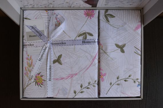 Постільна білизна First Choice Homesko Ranforse 200 х 220 см Spring Beige | Зображення 2