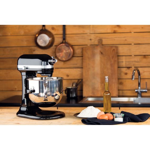 Планетарний міксер KitchenAid ARTISAN 5KSM7580XEOB, 6.9 л, чорний | Зображення 2