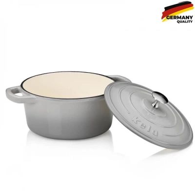 Кастрюля Kela Calido 3,8 л Silver (12606) | Зображення 1