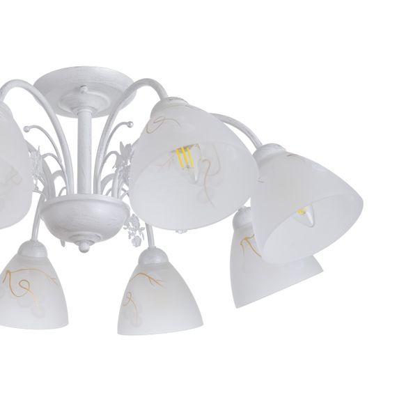 Люстра потолочная E14 60W WH (LK-685C/8) | Зображення 5