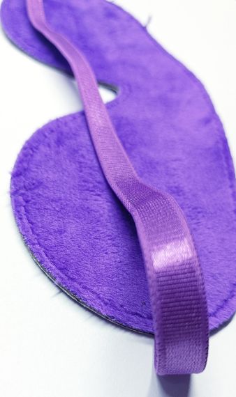 Маска на очі «Love in the dark» колір фіолетовий sexstyle | Зображення 1