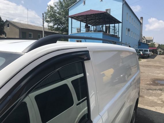 Рейлінги чорні Оригінальний дизайн Середня база (LONG) для Mercedes Vito / V W447 2014-2024 рр | Зображення 2