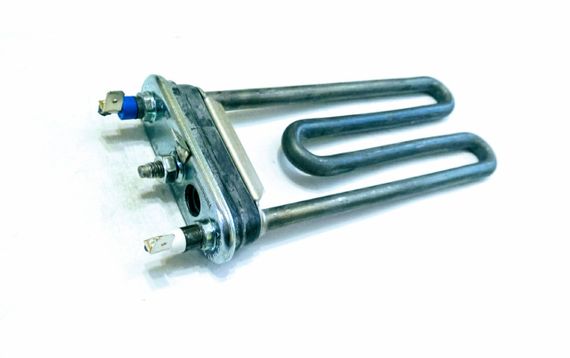 Тэн для стиральной машины 1900w,L-185 с отверстием под термостат,с бортом.Thermowatt(Италия)