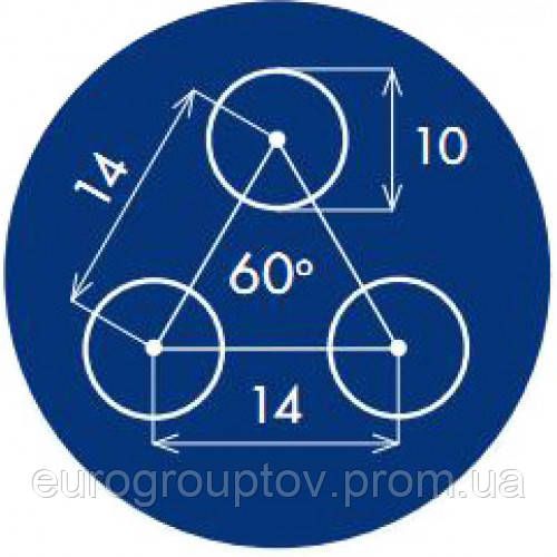 Лист перфорированный оцинкованный PP Rv6-9/0,75/1000x2000 | Зображення 2
