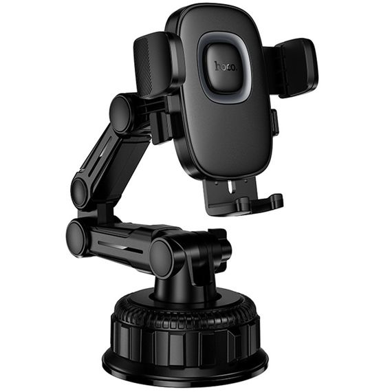 Автотримач Hoco H89 Crown (center console) Black / Metal gray | Зображення 4
