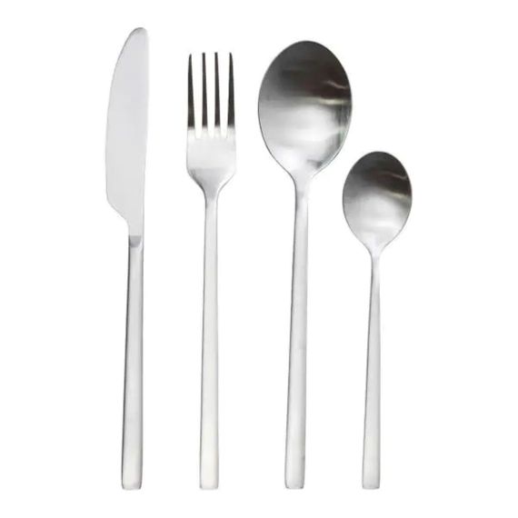 Набор столовых приборов на 6 персон 24 предмета столовый набор приборов Серебристый HP-20-24 | Зображення 1
