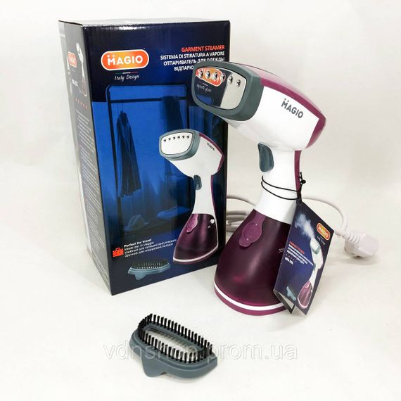 Відпарювач з насадками для різних тканин MAGIO, Ефективний відпарювач для прасування одягу KF-25 | Зображення 9