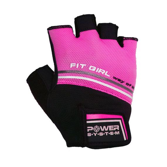 Рукавички для фітнесу Power System PS-2920 Fit Girl Evo Pink S | Зображення 3