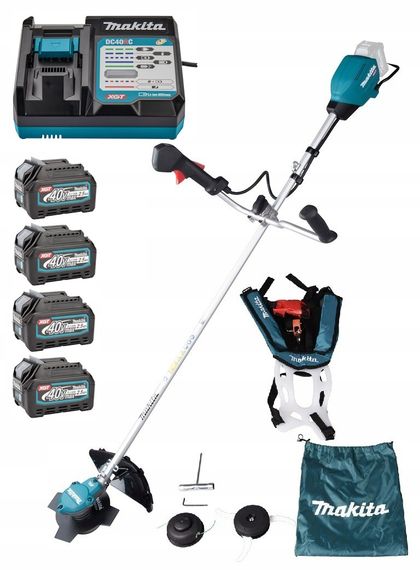 Мотокоса акумуляторна Makita UR002G BEO4 (350 мм, 3500-6500 хв-1, 2.4 мм, 550 Вт, BL, XGT 40 В, комплект)
