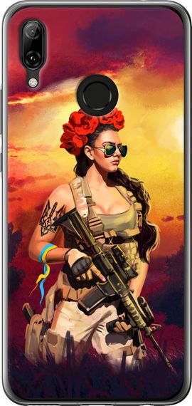 Чехол на Huawei Nova 3 Украинка с оружием "5316u-1535-17620"