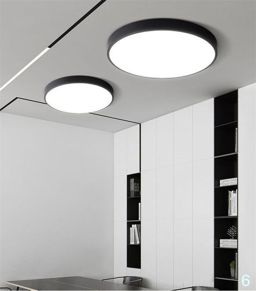 Светильник потолочный накладной LED FLF-83 20W WW BK | Зображення 6