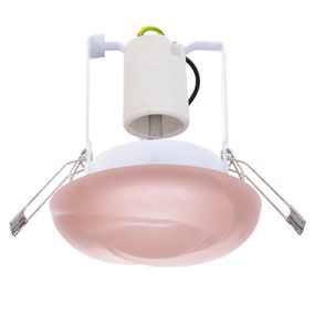 Світильник точковий декоративний для ванної HDL-G41 (09) pink E14