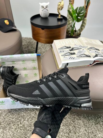 Чоловічі кросівки Marathon Pro+ New All Black (текстиль) A3906 45 28.5 см | Зображення 4