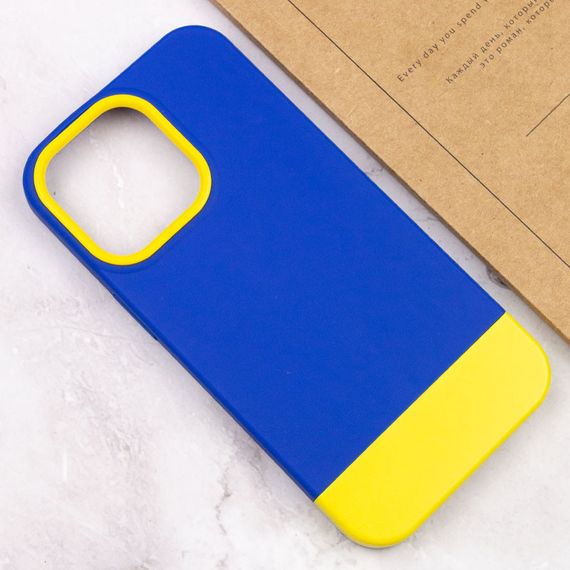Чохол TPU+PC Bichromatic для Apple iPhone 13 Pro Max (6.7") Navy Blue / Yellow | Зображення 3
