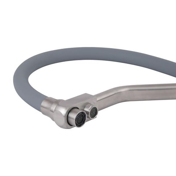 Смеситель для кухни Lidz Aria 020F3 с гибким изливом с подключением для питьевой воды (k35) LDARI020F3GNK39211 GNK | Зображення 4