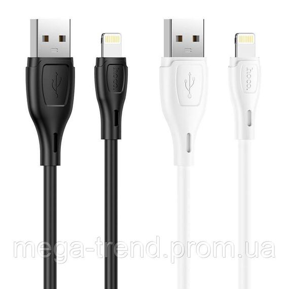 Кабель Hoco Lightning Ultimate silicone charging data cable X61 |1m, 2.4A| | Зображення 7