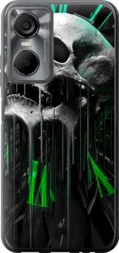 Чехол на Tecno POP 6 Pro BE8 Череп-часы "4100u-2929-17620"
