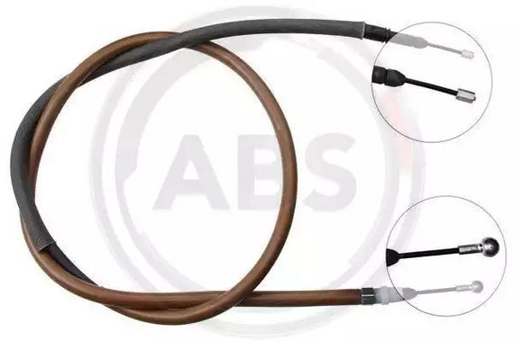 Трос ручного гальма задній Scudo/Expert 07- Л=Пр. (диск) (1737/1591), ABS (K13236) | Зображення 1