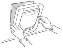 SureFlap Микрочипная умная дверца для кошек с контролем доступа защита от чужих животных DualScan RFID-метки | Зображення 5