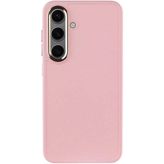 TPU чохол Bonbon Metal Style для Samsung Galaxy S24 Рожевий / Light pink | Зображення 1