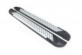 Бокові пороги Allmond Grey (2 шт., алюм) для Range Rover II P38A 1997-2002