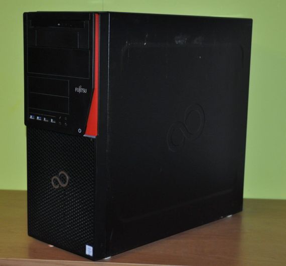 Комп'ютер Fujitsu Esprimo P756 E90 Tower / Intel Core i5-6500 (4 ядра по 3,2 - 3,6 ГГц) / 16 ГБ DDR4 / 240 ГБ SSD / nVidia GeForce GTX 745, 2 ГБ GDDR3, 128-біт / DVD-ROM / Windows 11 Pro б/в | Зображення 1