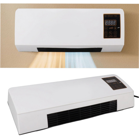 Універсальний настінний кліматичний нагрівач-вентилятор із дистанційним керуванням і режимами охолодження й обдування | Зображення 5