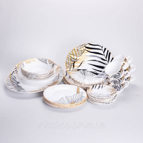 Столовый сервиз из фарфора Palm на 6 персон 32 предметов HP-HK-7