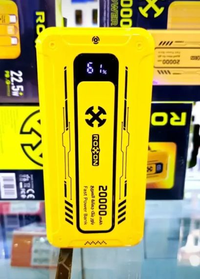 Зовнішній акумулятор Power Bank 20000 mAh 22.5W ROXON RO11 швидке заряджання для смартфонів і ґаджетів | Зображення 6