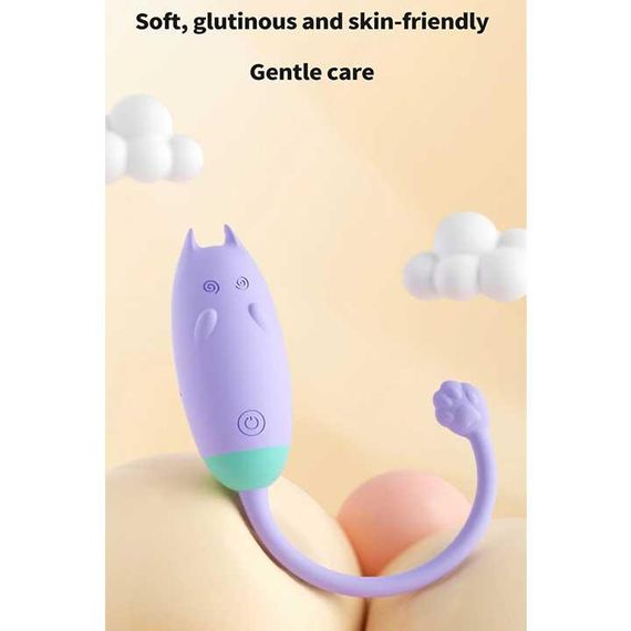 Кліторальний вібратор кішечка Lilo "We Love QiQi" USB фіолетовий | Зображення 1