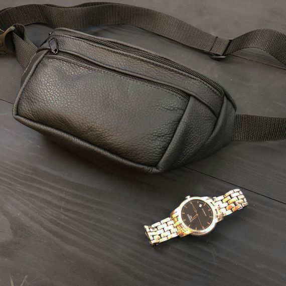 Комплект: кожаная бананка + тактический фонарь TR-85 | Зображення 3