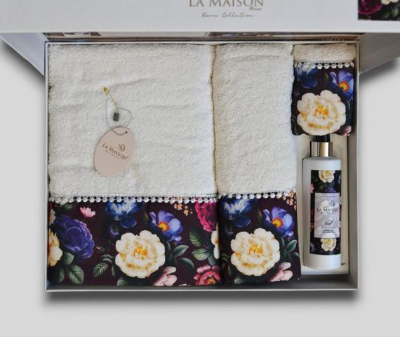 Подарочный набор полотенец La Maison, 3 шт. с ароматом Vinta | Зображення 5