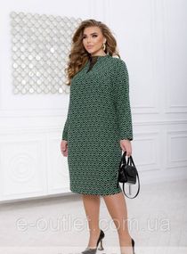 Сукня жіноча демісезонна, яка стане вашим коханим SF-263 Темно-зелений, 62-64
