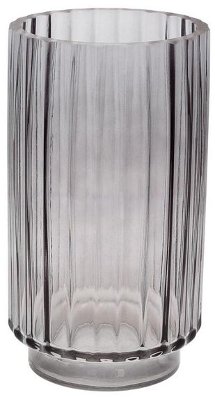 Ваза настольная стеклянная 20.5х11.5см Manhattan gray