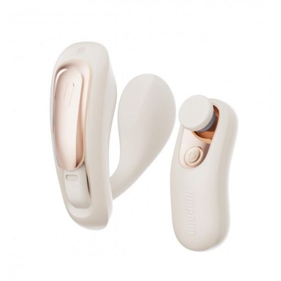 Вібратор у трусики з пультом керування Qingnan No.6 Wireless Control Beige білий Sex Aura