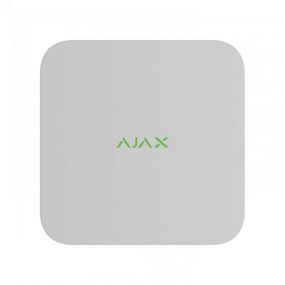 Мережевий відеореєстратор Ajax NVR (8ch) white, роздільна здатність до 4К, підтримка ONVIF/RTSP, декодування H.265/H.264, ємність