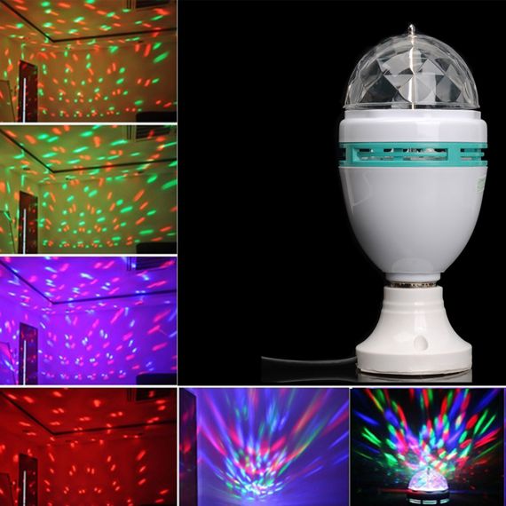 СВІТОДІОДНА ДИСКО-ЛАМПА з патроном LED MINI PARTY | Зображення 4