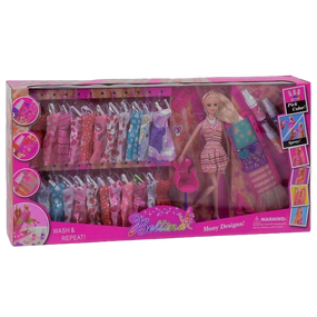 Набор кукла с нарядами + покраска волос Bettina