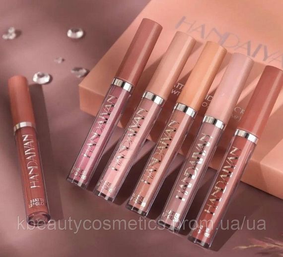 Набір стійких матових помад для губ Handaiyan matte liquid lipstick В | Зображення 1
