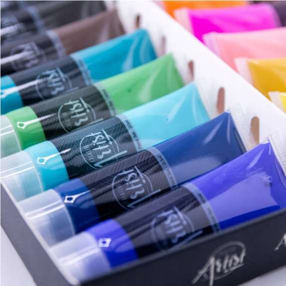 Акрилові фарби acrylic paint set 20 шт по 30 мл | Зображення 3