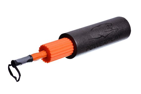 Масажний ролик (роллер) набір 3в1 PowerPlay 4022 Therapy Roller Чорно-помаранчевий