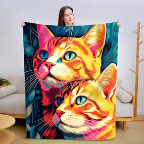 Плед 3D Картина котиков 2991_B 13453 135х160 см