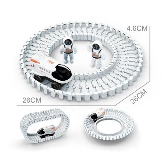 Конструктор космический трек LT243177 Outer Space Track со звуковыми эффектами и светом | Зображення 2