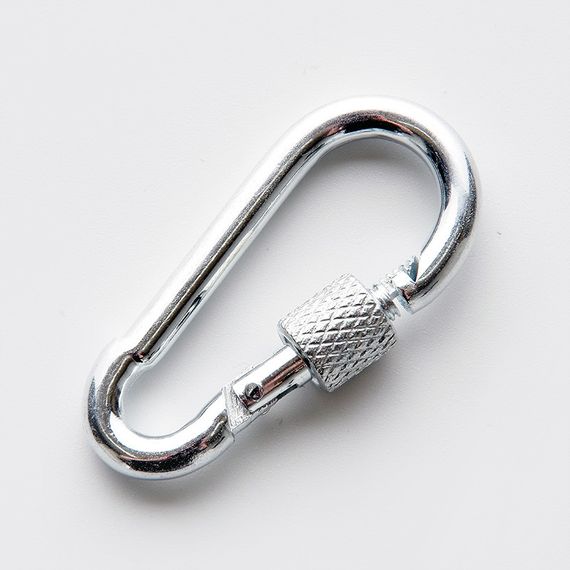 Карабин с замком 9х90мм оц. (пачка, кратно10шт) APRO