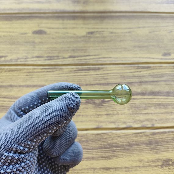 Стеклянная трубка Dimini Oil Green | Зображення 1