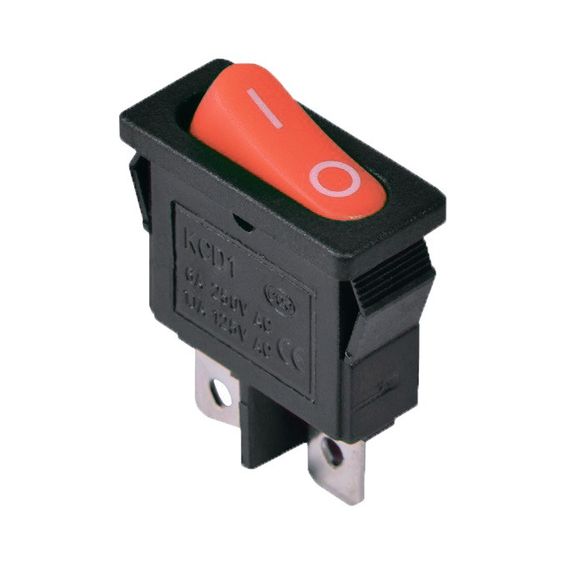 Перемикач KCD1-12-101 R/B 1 червона клавіша овальна клавіша Ny95500687