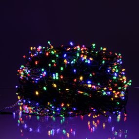 Світлодіодна гірлянда «Різдвяна фея» 100 м, 1000 LED, чорний дріт, IP65